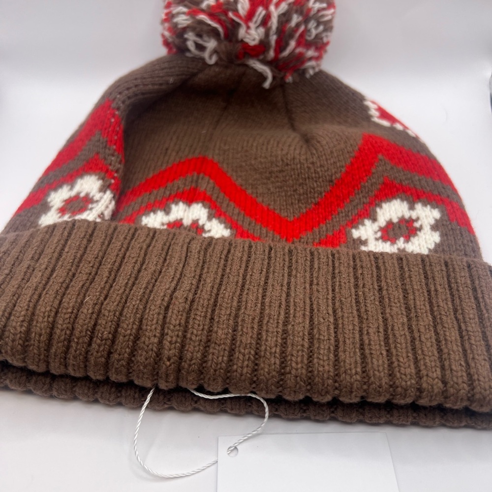 NWT Coach Fair Isle Print Knit Beanie - Picture 12 of 15